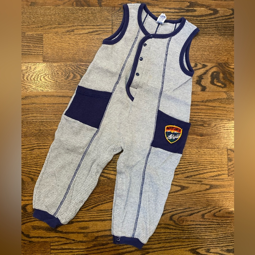 Vintage Waffle Romper